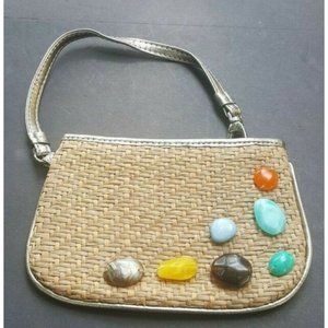 Straw Wristlet NY & CO Small Purse